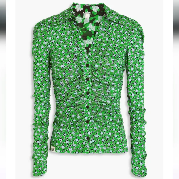 DVF Reversible Ruched Top - Picture 6 of 6